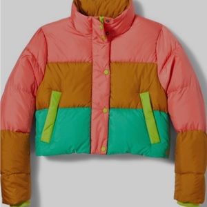 Eddie Bauer X Karla Cropped Puffer Jacket Limited Edition Collaboration